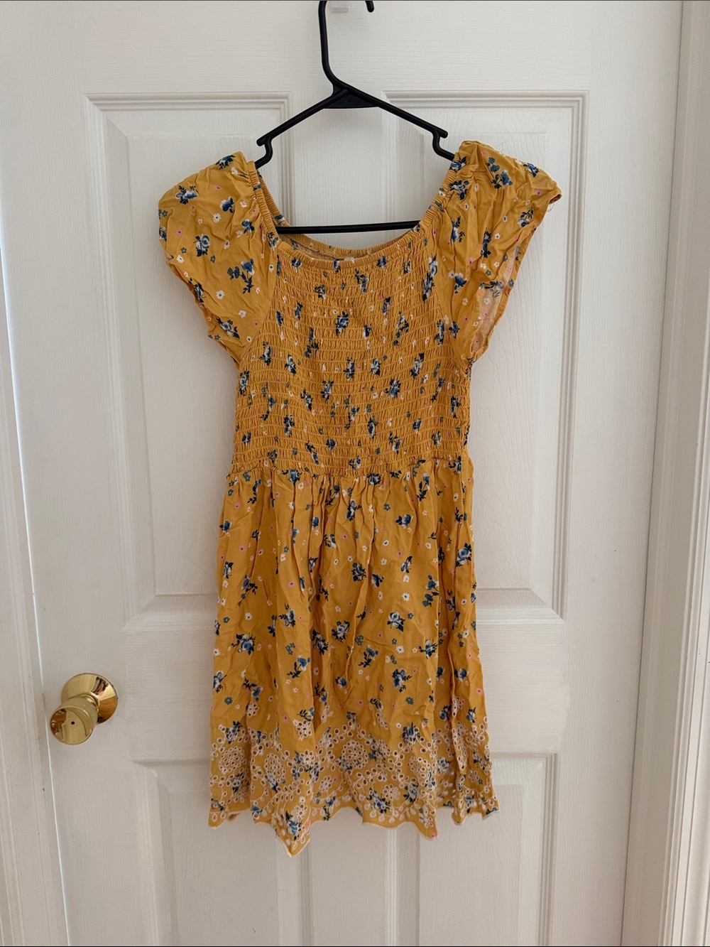 Yellow Floral Girl’s Dress